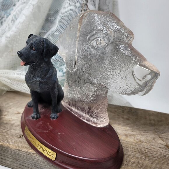 The Bradford Exchange Labs Dogs 2002 Faithful Friend Black Lab - Picture 7 of 8